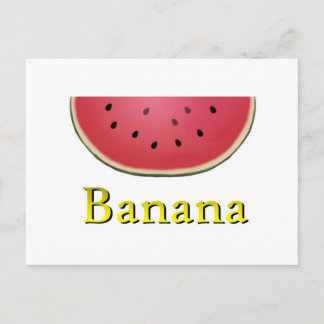 Cartão Postal Banana