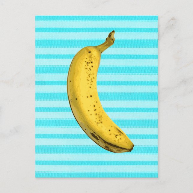 Cartão Postal Banana engraçada (Frente)