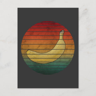Cartão Postal Banana Fruta Vintage