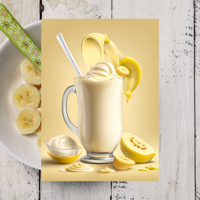 Cartão Postal Banana Milkshake, Cartão-postal (Criador carregado)