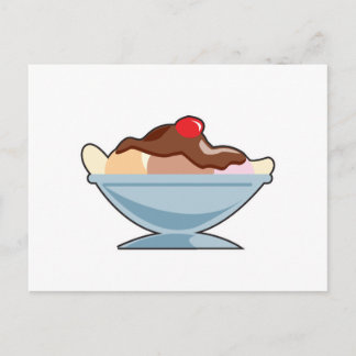 Cartão Postal banana split