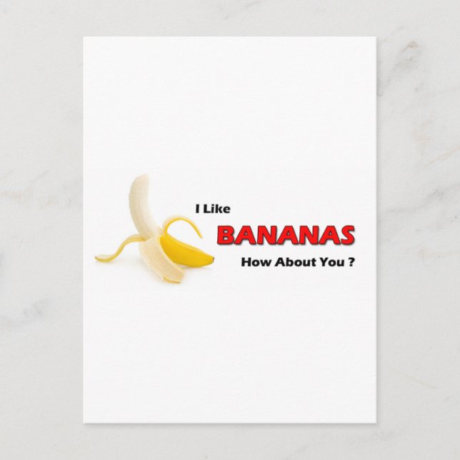 Cartão Postal Bananas (Frente)