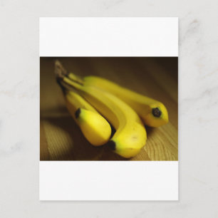 CARTÃO POSTAL BANANAS AMARELAS SAUDÁVEIS