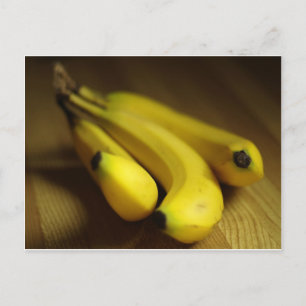 CARTÃO POSTAL BANANAS AMARELAS SAUDÁVEIS