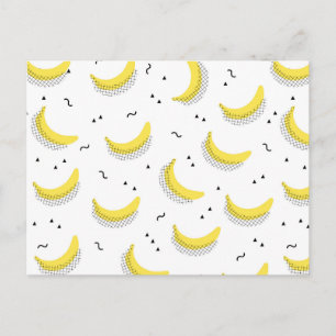 Cartão Postal Bananas Geométricas