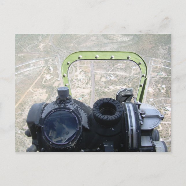 Cartão Postal Banco do bombardeiro B-17 sobre a Arizona (Frente)