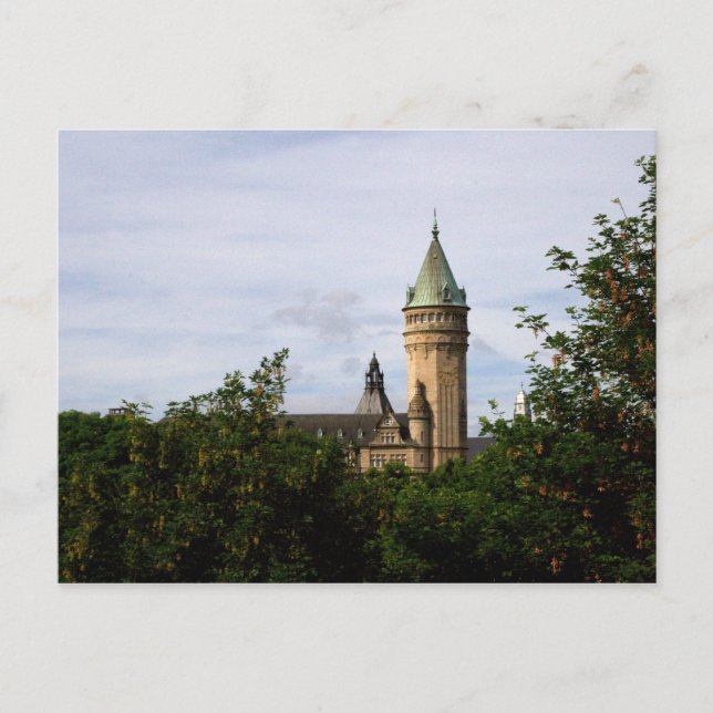 Cartão Postal Banco Estatal de Poupança (Spuerkees), Luxemburgo (Frente)
