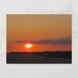 Cartão Postal Bancos externos sunset