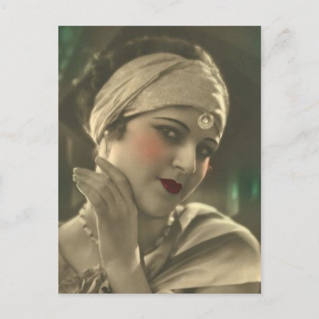 Cartão Postal Banda de Cabeça Exótica (Frente)