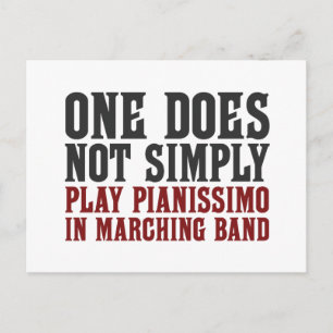 Cartão Postal Banda de Marcha Pianissimo