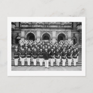 Cartão Postal Banda do Corpo de Fuzileiros Navais, início dos an