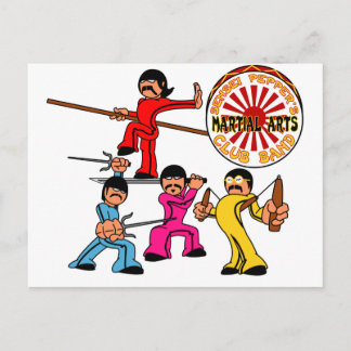 Cartão Postal Banda do Sensei Peppers Martial Arts Club