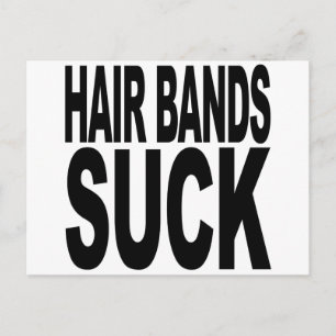 Cartão Postal Bandas de Cabelo São Uma Droga
