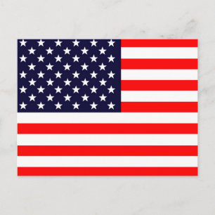 Cartão Postal Bandeira Americana