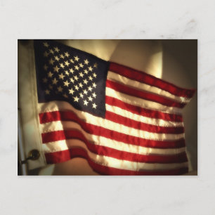 Cartão Postal Bandeira americana