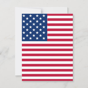 Cartão Postal Bandeira americana Flag Pride Design- 76353