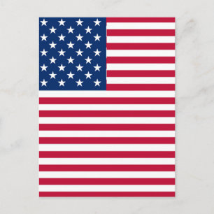 Cartão Postal Bandeira americana Flag Pride Design- 76353