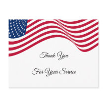Bandeira Americana Obrigado Pelo Seu Serviço