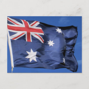 Cartão Postal bandeira aussie