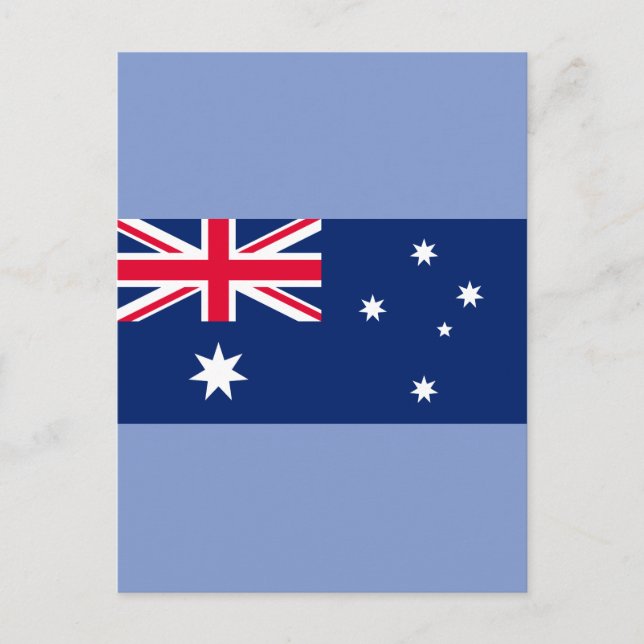 Cartão Postal Bandeira australiana (Frente)