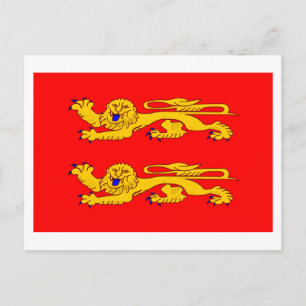 Cartão Postal Bandeira Basse-Normandie