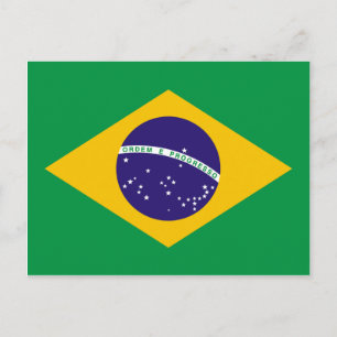 Cartão Postal Bandeira brasileira