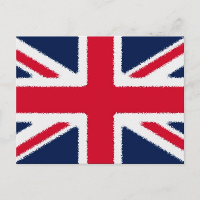 Cartão Postal Bandeira Britânica (Frente)