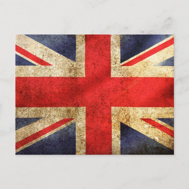 Cartão Postal bandeira britânica (Frente)