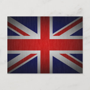Cartão Postal Bandeira Britânica Union Jack