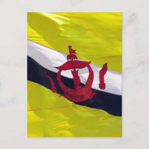 Cartão Postal bandeira brunei