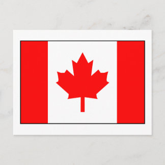 Cartão Postal Bandeira Canadense