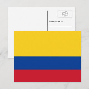 Cartão Postal Bandeira Colombiana, Bandeira da Colômbia