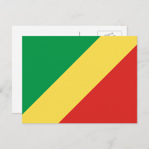 Cartão Postal Bandeira Congolesa, Bandeira da República do Congo