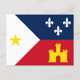 Cartão Postal Bandeira da Acadiana