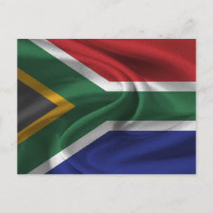 Cartão Postal Bandeira da África do Sul