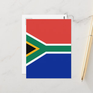 Cartão Postal Bandeira da África do Sul