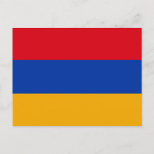 Cartão Postal Bandeira da Armênia