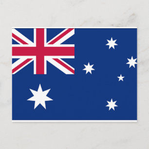 Cartão Postal Bandeira da Austrália