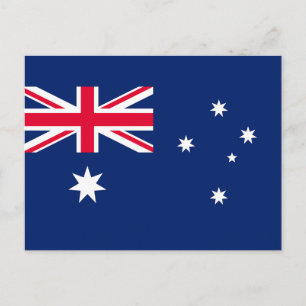 Cartão Postal Bandeira da Austrália