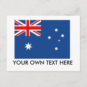 Cartão Postal Bandeira da Austrália