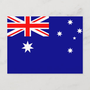 Cartão Postal Bandeira da Austrália