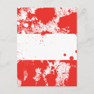 Cartão Postal Bandeira da Áustria