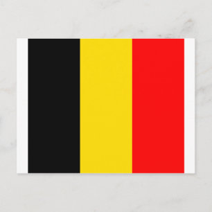 Cartão Postal Bandeira da Bélgica