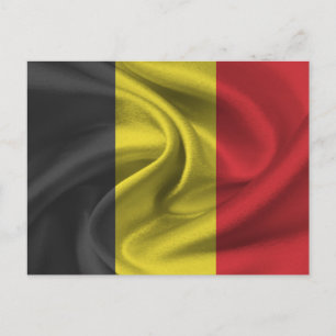 Cartão Postal Bandeira da Bélgica