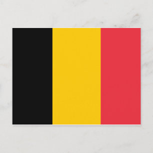 Cartão Postal Bandeira da Bélgica