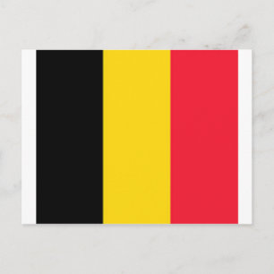Cartão Postal Bandeira da Bélgica