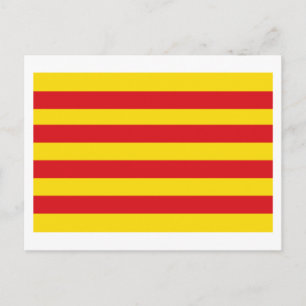 Cartão Postal Bandeira da Cataluña