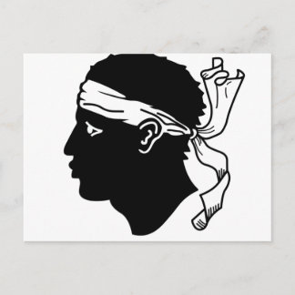 Cartão Postal Bandeira da Córsega