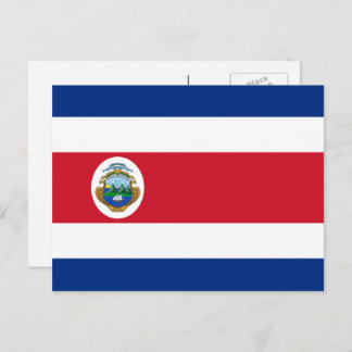 Cartão Postal Bandeira da Costa Rica, Bandeira da Costa Rica