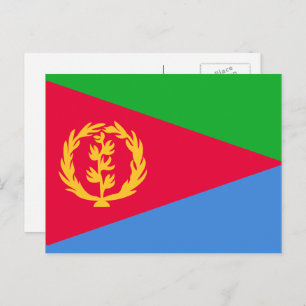 Cartão Postal Bandeira da Eritreia, Bandeira da Eritreia
